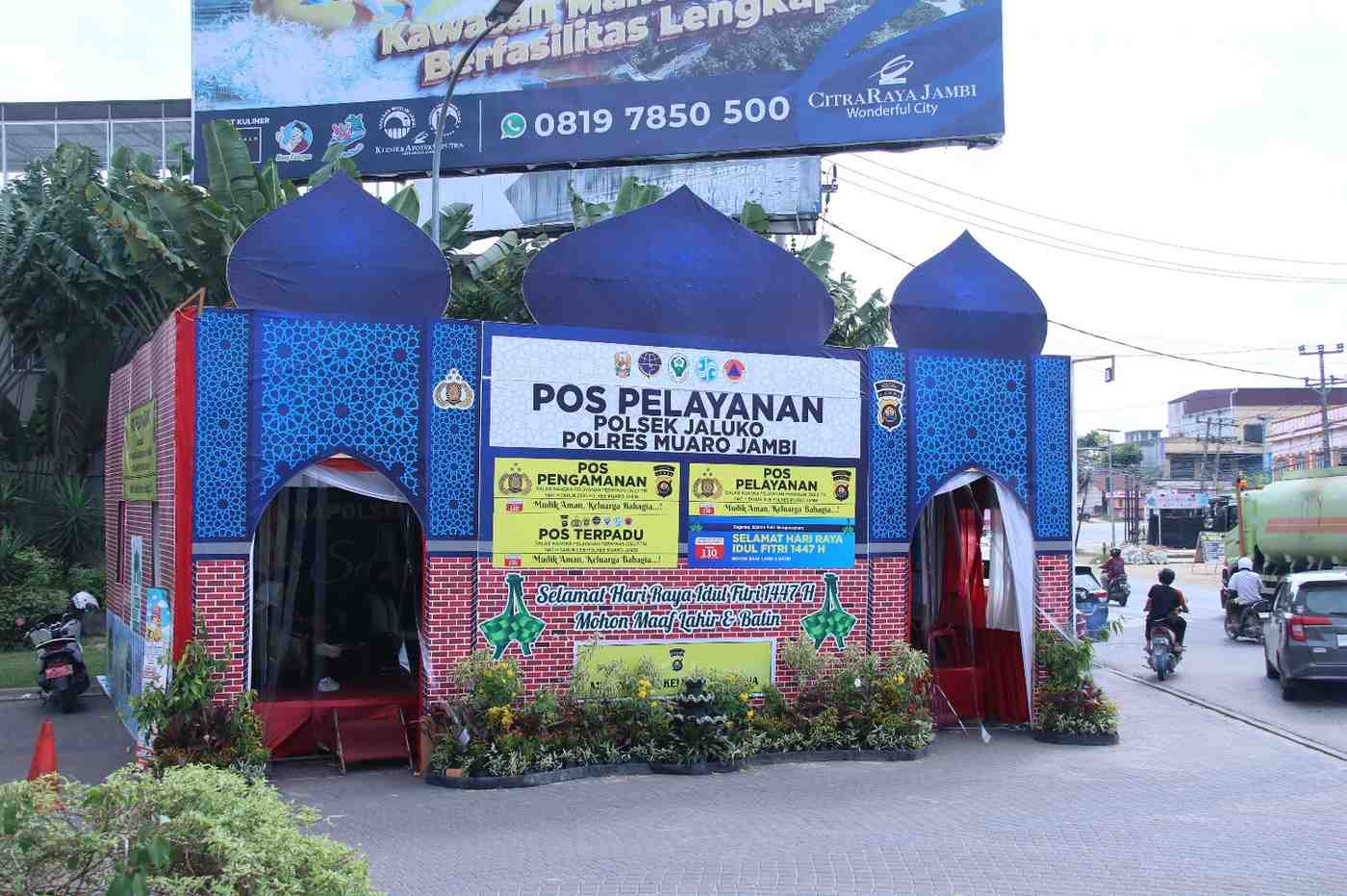Pastikan Layanan Keluarga Tetap Berjalan, Kepala Perwakilan Kemendukbangga/BKKBN Jambi Secara Resmi Membuka dan Meninjau Posko Mudik Bangga Kencana 2026